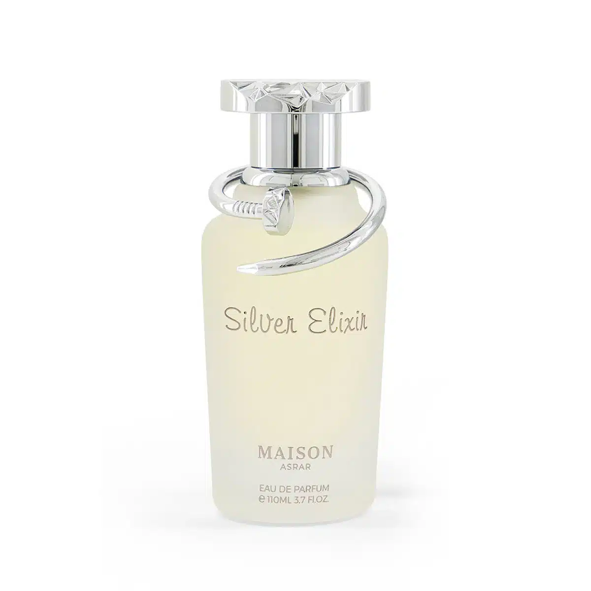 Maison_Asrar_Silver_Elixer_Perfume_EDP_Bot.webp SILVER ELIXER EAU DE PARFUM 100ML – Image 1